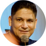 Foto do pastor Renato Silva, Pastor na Igreja Batista Nacional Cristo Vive. A IBAN Cristo Vive usa o aplicativo célula.in.